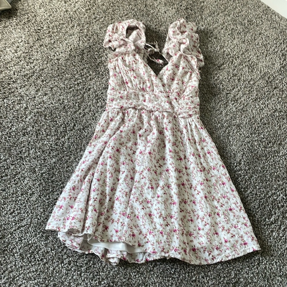 women’s white pink floral xs altrd state dress